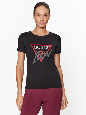 Guess Guess T-Shirt W3BI42 I3Z14 Schwarz Regular Fit