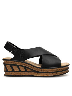 Rieker Rieker Sandale 68189-00 Negru