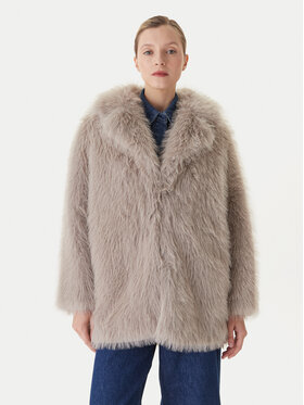 KAOS KAOS Kožešina RI1NT055 Šedá Regular Fit