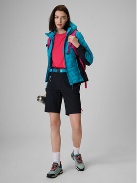 4F 4F Szorty sportowe TREKKING Czarny Regular Fit