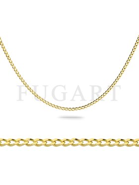 Fugart Fugart Naszyjnik Pancerka gładka 45 cm FUG1-26-L00067-2/2.43 Złoty