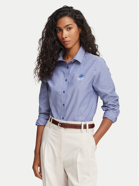 Beverly Hills Polo Club Beverly Hills Polo Club Košeľa P-SS26W-SH15830 Modrá Regular Fit