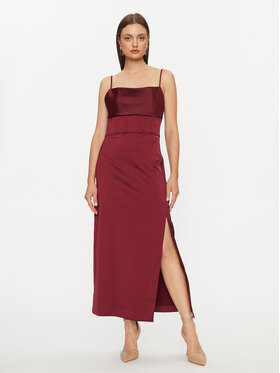 Guess Guess Kokteilinė suknelė Sara W3BK82 WDEE2 Vyšninė Regular Fit
