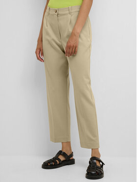 Karen by Simonsen Karen by Simonsen Pantaloni din material Hirstal 10104332 Bej Classic Fit