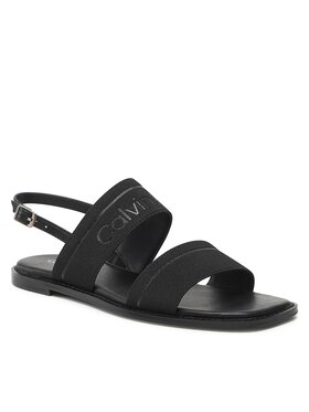 Calvin Klein Calvin Klein Σανδάλια Squared Flat Sandal He HW0HW01496 Μαύρο