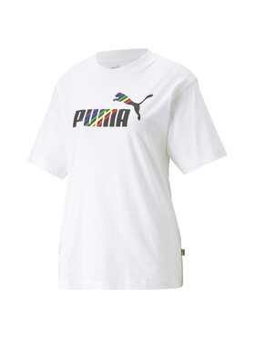 Puma Puma T-Shirt 673669 Biały Regular Fit