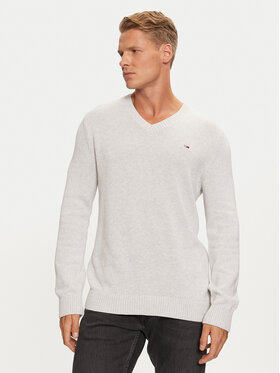 Tommy Jeans Tommy Jeans Svetr Essential DM0DM19429 Světle modrá Slim Fit