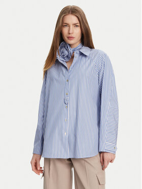 Marella Marella Ing Von 2513111014 Kék Relaxed Fit