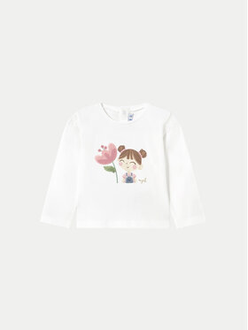 Mayoral Mayoral Блуза 1050 Бял Regular Fit