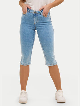 Kaffe Kaffe Capri nadrágok Vicky 10505521 Kék Slim Fit