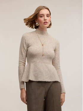 Motivi Motivi Maglione M060W003741N002 Crema Regular Fit