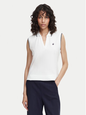 Beverly Hills Polo Club Beverly Hills Polo Club Polo P-SS26W-P0022 Λευκό Regular Fit