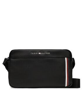 Tommy Hilfiger Tommy Hilfiger Brašna TTh Pique Pu Ew Reporter AM0AM11382 Černá