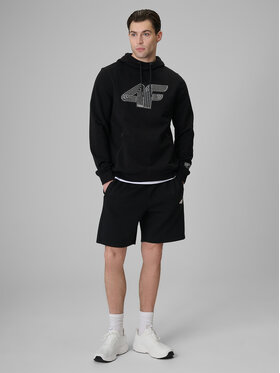 4F 4F Szorty sportowe COMMERCIAL 3 Czarny Regular Fit