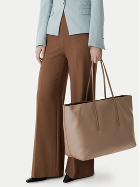 Calvin Klein Calvin Klein Τσάντα Emblem Aop Large Tote W/ Pouch LV04F3364G Μπεζ