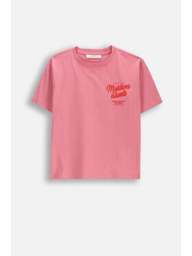Coccodrillo Coccodrillo T-Shirt WC6143203TUG-007 Różowy Regular Fit