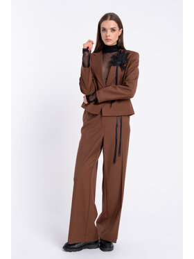 CLICK CLICK Spódnica midi 71-0041 Brązowy Short Fit