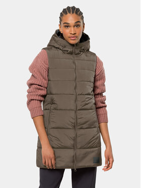 Jack Wolfskin Jack Wolfskin Αμάνικο Μπουφάν Eisbach Vest 1206991 Καφέ Regular Fit
