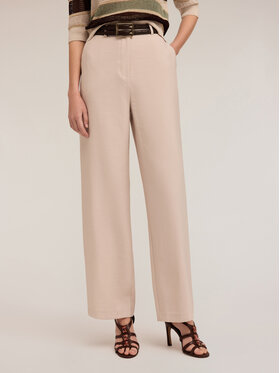 Motivi Motivi Pantaloni di tessuto P072Q004275N002 Écru Over Fit