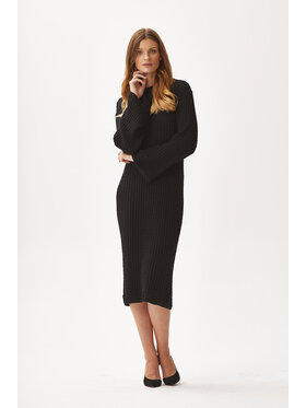 Castellani Castellani Sukienka codzienna Amira Czarny Regular Fit