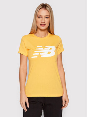 New Balance New Balance T-Shirt Classic Flying Graphic WT03816 Žlutá Slim Fit