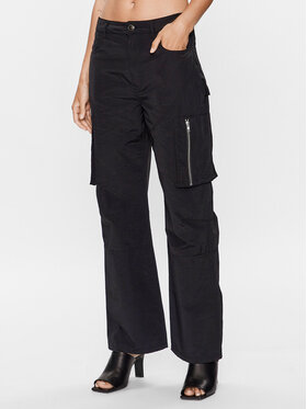 Herskind Herskind Spodnie materiałowe Tilly 4851798 Czarny Oversize