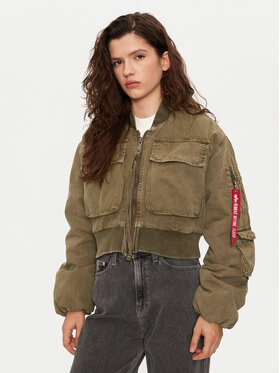 Alpha Industries Alpha Industries Kurtka bomber 148008 Khaki Regular Fit