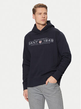 Gant Gant Mikina 2044014 Tmavomodrá Regular Fit