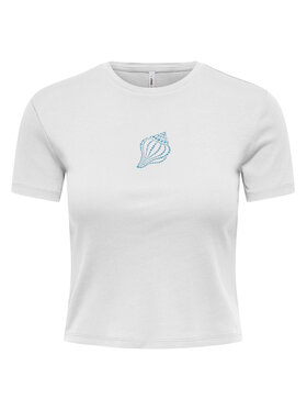 ONLY ONLY T-Shirt Kira 15346419 Λευκό Regular Fit