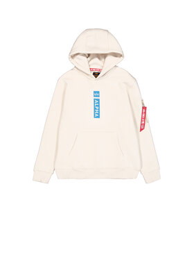 Alpha Industries Alpha Industries Bluza Alpha Puff Print Hoodie Beżowy Regular Fit