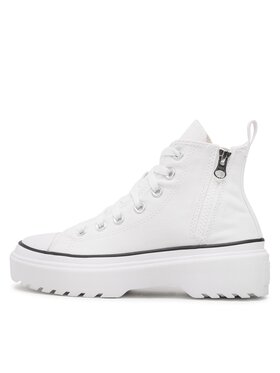 Converse Modne Superge Ctas Lugged Lift Hi A03012C Bela