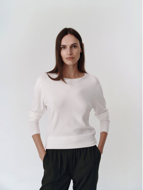 TATUUM TATUUM Sweter SKIMI Kremowy Classic Fit