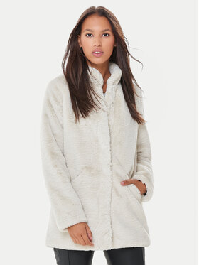 ONLY ONLY Pelzmantel Vida 15164600 Beige Regular Fit