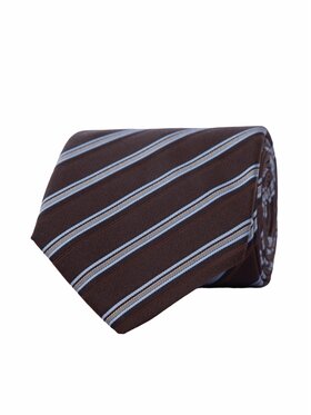 ELSNER ELSNER Kravata JEDWAB ŻAKARD A0041 Hnedá