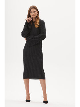 Castellani Castellani Sukienka codzienna Amira Szary Regular Fit