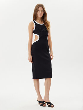 Liu Jo Liu Jo Sukienka letnia VA5043 J4822 Czarny Regular Fit