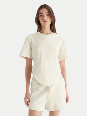 adidas by Stella McCartney adidas by Stella McCartney T-shirt JX6775 Beige Regular Fit