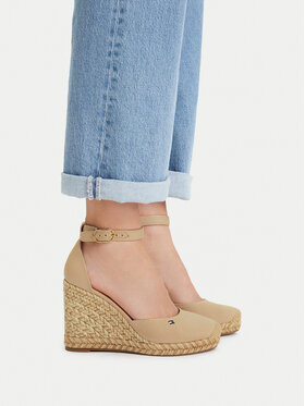 Tommy Hilfiger Tommy Hilfiger Espadrilles Wedge FW0FW09225 Beige