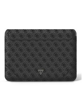 Guess Guess Torba na laptopa 4G Triangle Logo Sleeve Czarny