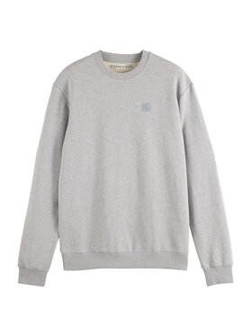 Scotch & Soda Scotch & Soda Sweter 27412 Szary Casual Fit