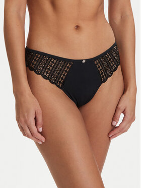 BOSS BOSS Klassischer Damenslip Guipure 50561133 Schwarz