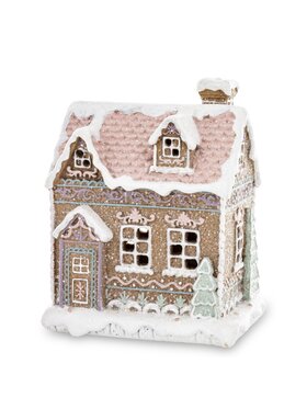 MIAhome MIAhome Figurka Domek piernikowy LED Kolorowy