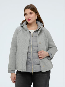 Fiorella Rubino Fiorella Rubino Kurtka puchowa F057T001491N013 Szary A-Line Fit