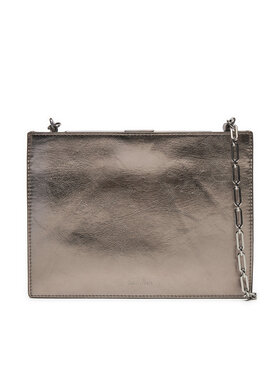 Calvin Klein Calvin Klein Torebka Ck Night Square Crossbody_Shiny K60K612793 Srebrny