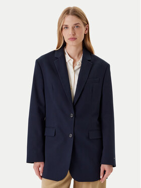 Tommy Hilfiger Tommy Hilfiger Marynarka Elevated WW0WW46808 Granatowy Relaxed Fit