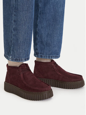 Clarks Clarks Зимни обувки Torhill Moss 26329426 Бордо