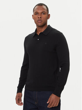 Calvin Klein Calvin Klein Поло LV04LD319G Чорний Regular Fit