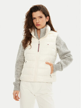 Tommy Hilfiger Tommy Hilfiger Liemenė WW0WW43773 Écru Regular Fit