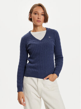Gant Gant Kampsun 4800101 Tumesinine Slim Fit