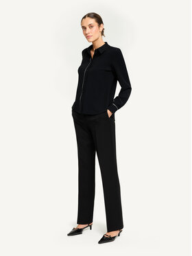 KMX KMX Koszula 504270007 Czarny Fitted Fit